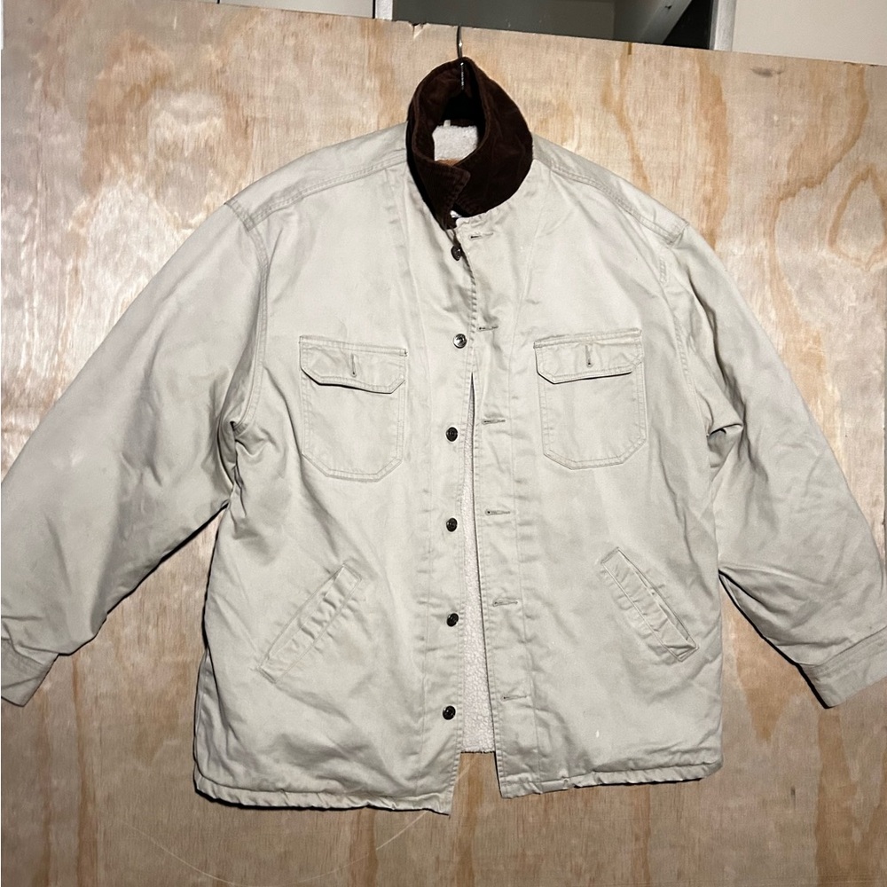 Vtg GAP Chore  Large  Jacket Mens  Field Barn Coat Insulated Hunting